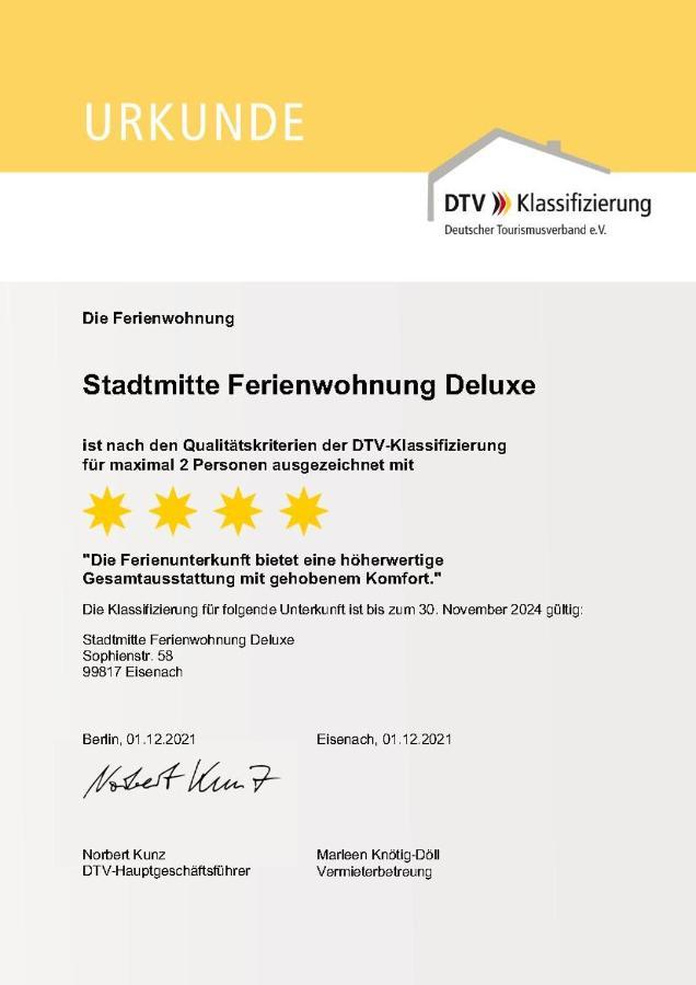 Ferienwohnung "Eisenach Stadtmitte" Zewnętrze zdjęcie